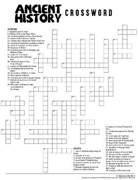 crossword clue ancient|Ancient History Crossword Clue and Solver .